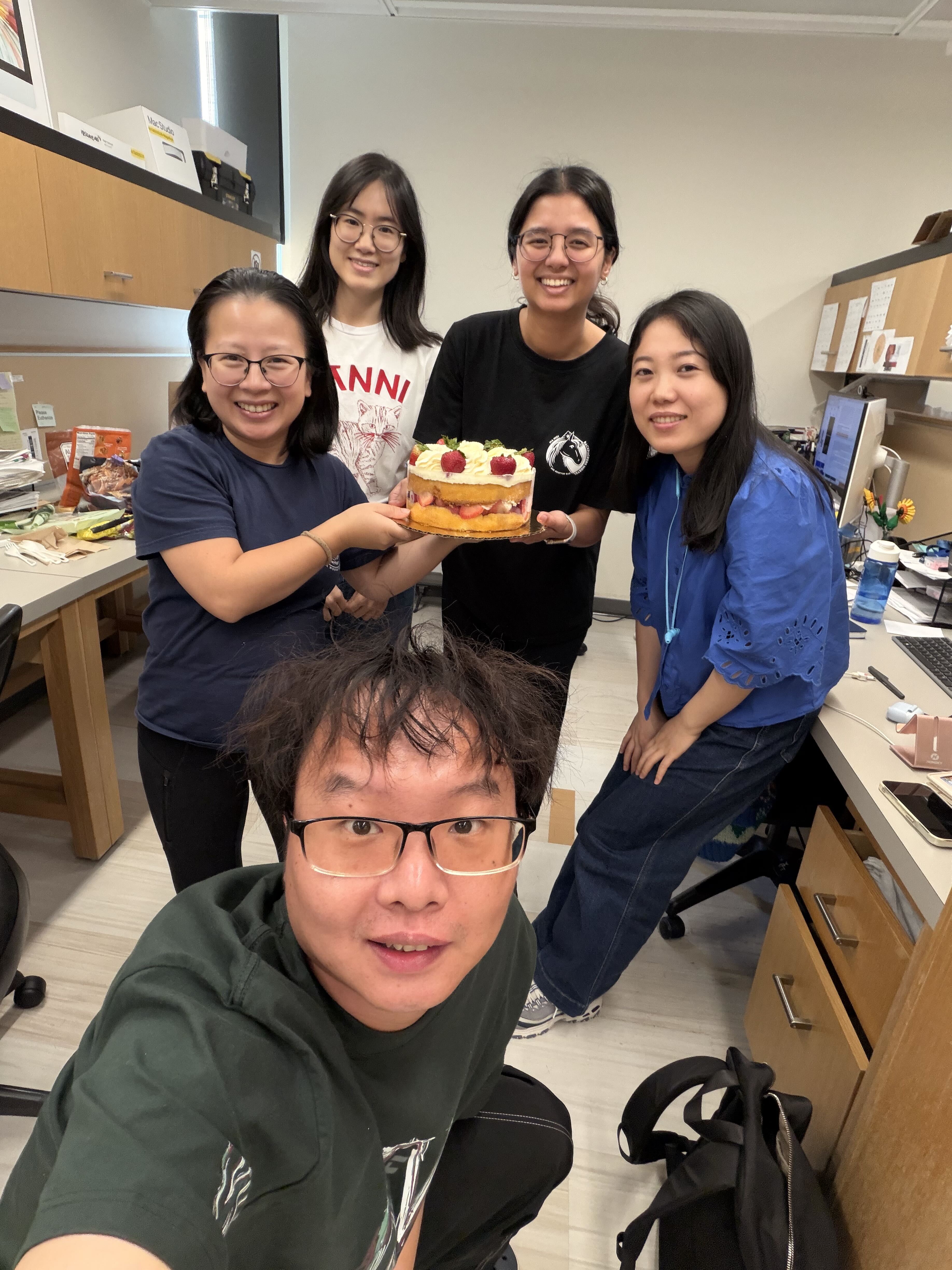 Peng Lab R01 grant celebration